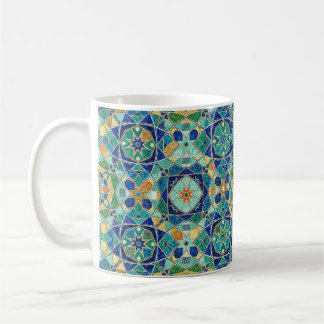 Caneca De Café Padrão de Azulejo Zellige Marroquino