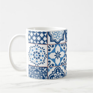 Caneca De Café Padrão de azulejos