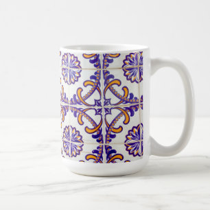 Caneca De Café Padrão de azulejos close-up, Portugal