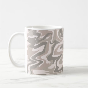 Caneca De Café Padrão de Boho Líquido de Cabeça de Cinza Hippie 7