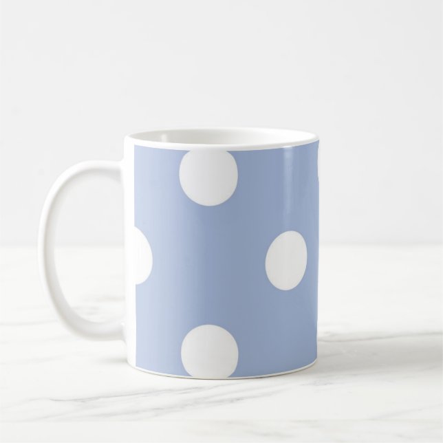 Caneca De Café padrão de bolinhas (Esquerda)