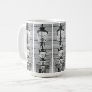 Caneca De Café Padrão de Borrão de Tinta Abstrato