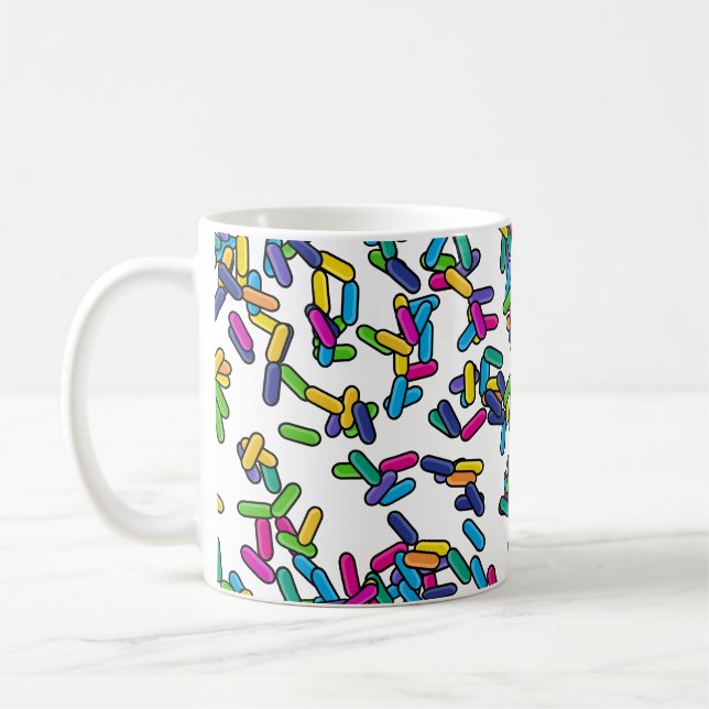 Caneca De Café Padrão de borrifadas espalhadas (Esquerda)