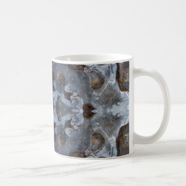 Caneca De Café Padrão de caleidoscópio gelado (Direita)