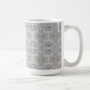 Caneca De Café Padrão de Casca de Árvore de Bétula Média