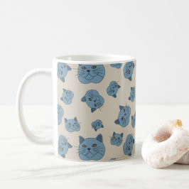 Caneca De Café Padrão de Cat Shorthair Britânico