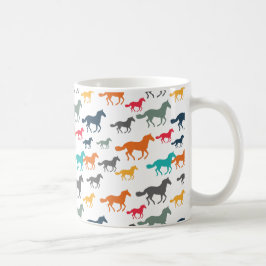 Caneca De Café Padrão de Cavalo Cugado