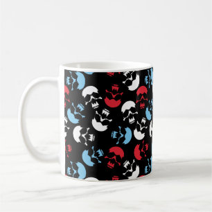 Caneca De Café Padrão de cavidade multicor