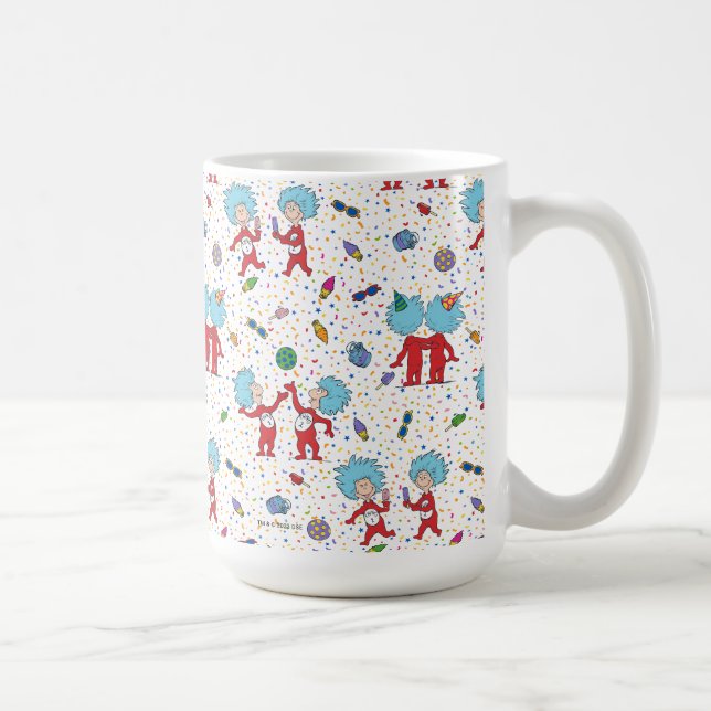 Caneca De Café Padrão de Celebração do Coisa Um Coisa Dois (Direita)