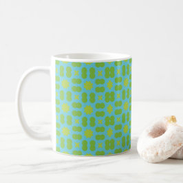 Caneca De Café Padrão de Charme de Férias de Natal 12 -