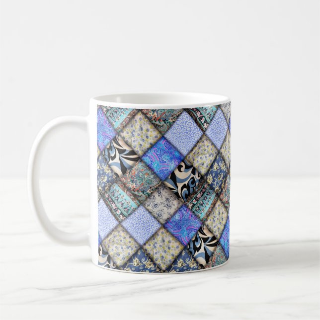 Caneca De Café Padrão de Coleta Azul (Esquerda)