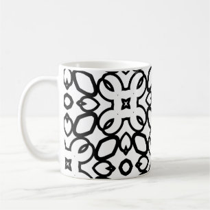 Caneca De Café Padrão de colheita sem costura em ornamentação geo