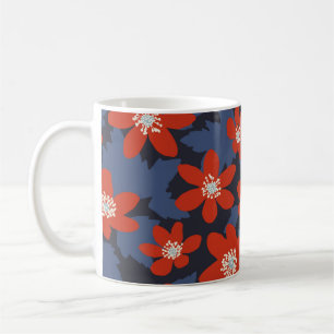Caneca De Café Padrão de colheita sem costura no estilo escandina