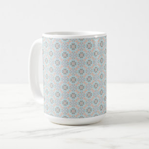 Caneca De Café Padrão de Concha de Mar Sem Costura