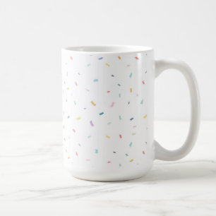 Caneca De Café Padrão de Confetti de Molho de Água
