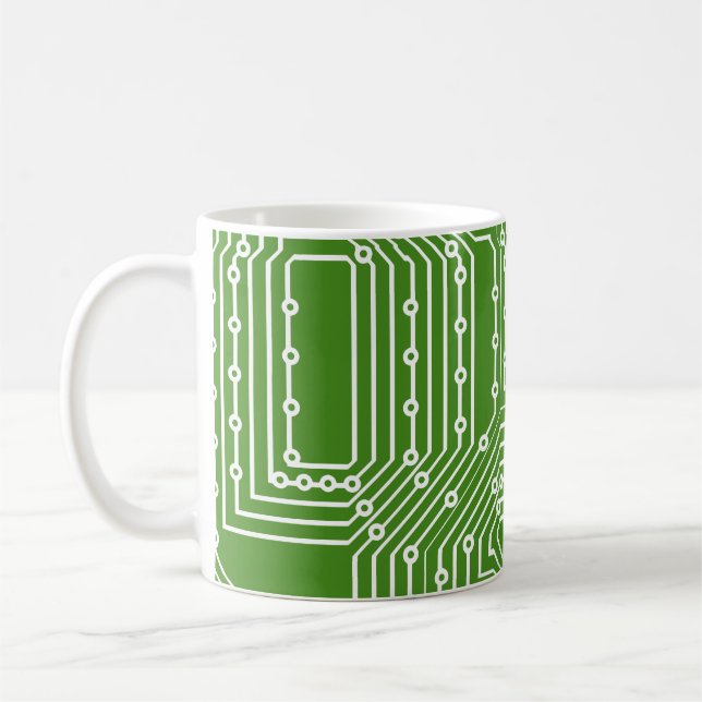Caneca De Café Padrão de conselho do computador (Esquerda)