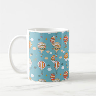 Caneca De Café Padrão de cor dos balões