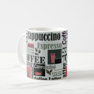 Caneca De Café padrão de cozinha de café retrô para espresso latt