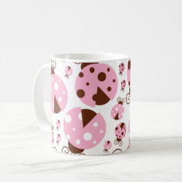 Caneca De Café Padrão De Damybugs, Damybugs Bonitos, Damybugs Ros