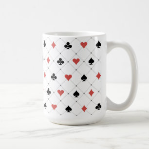 Caneca De Café Padrão de Deck of Cards