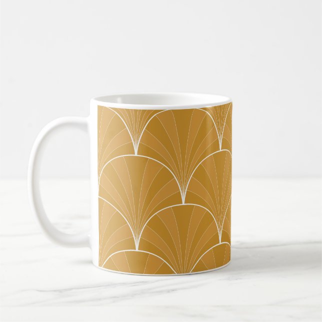 Caneca De Café Padrão de Deco de Arte Invisível. Bba minimalístic (Esquerda)