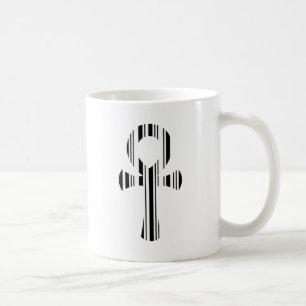 Caneca De Café Padrão de design de código de barras do SÍMBOLO AN
