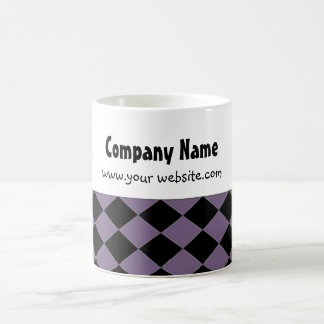 Caneca De Café Padrão de Diamante em Negrito