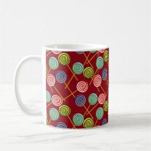 Caneca De Café Padrão de doces Padrão do lombo pirulito 10
