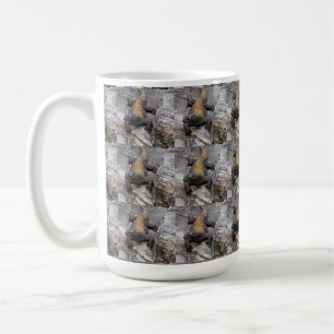 Caneca De Café Padrão de Envoltório Completo do Dragão de Komodo