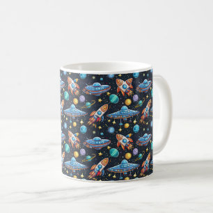 Caneca De Café Padrão de espaço