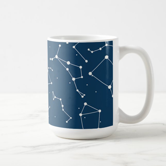 Caneca De Café Padrão de Estrela de Constelação (Direita)