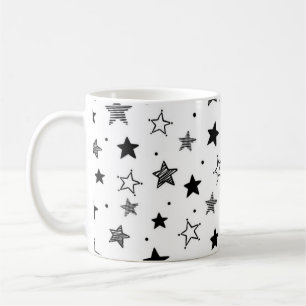 Caneca De Café Padrão de estrelas
