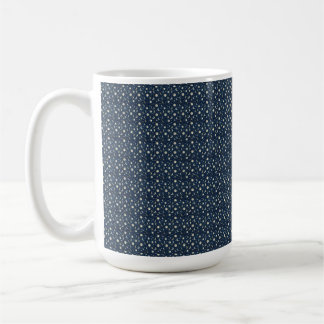Caneca De Café Padrão de Estrelas e Lua