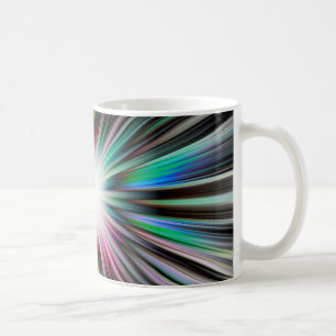 Caneca De Café Padrão de explosão de Starburst