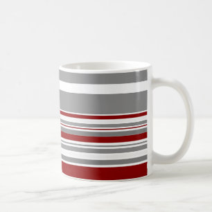 Caneca De Café Padrão de faixas retrorreflectoras da Vintage - Mu