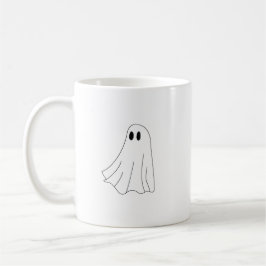 Caneca De Café Padrão de Fantasma Pastel Fofo