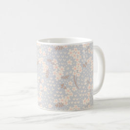 Caneca De Café Padrão de flor Não-me-esqueças
