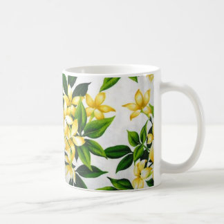 Caneca De Café padrão de flores