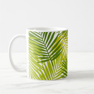 Caneca De Café Padrão de folhas