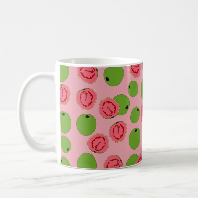 Caneca De Café Padrão de Fruta de goiaba (Esquerda)