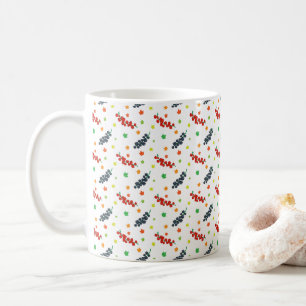 Caneca De Café Padrão De Frutas Vermelhas, Mirtilo, Framboesa, Fr