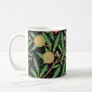 Caneca De Café Padrão de frutas William Morris Vintage