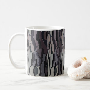 Caneca De Café Padrão de Fundo de Tronco de Árvore