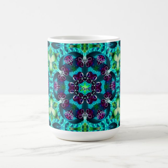 Caneca De Café Padrão de Gliteria Bonito ~ Personalizado ~ (Centro)