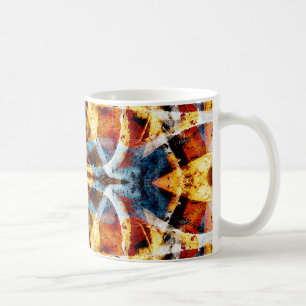 Caneca De Café padrão de grafite de remoção de abstrato