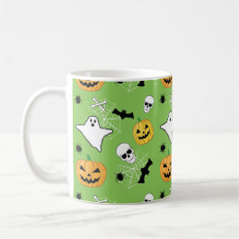 Caneca De Café Padrão de Halloween