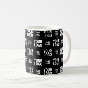 Caneca De Café Padrão de imagem, design ou logotipo de negócios e