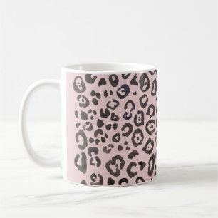 Caneca De Café Padrão de impressão de animais leopardo