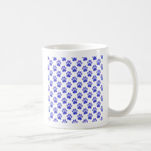 Caneca De Café Padrão de impressão de pata cósmica