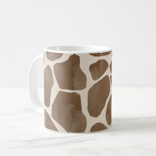 Caneca De Café Padrão de Impressão do Animal Giraffe